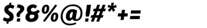 Zipolite ExtraBold Italic Font OTHER CHARS