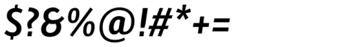 Zipolite SemiBold Italic Font OTHER CHARS