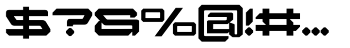 Zirox Cyberpunk Regular Font OTHER CHARS