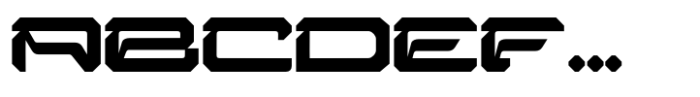 Zirox Cyberpunk Regular Font UPPERCASE