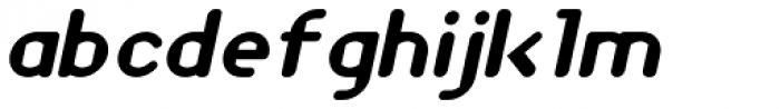 Zirphy Bold Italic Font LOWERCASE