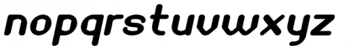 Zirphy Bold Italic Font LOWERCASE