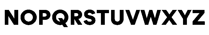 Zimula Black Instance Font UPPERCASE