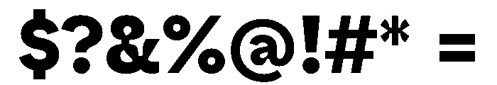 Zimula BlackInkTrap Instance Font OTHER CHARS