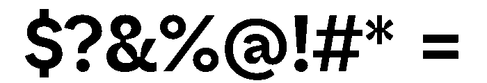 Zimula BoldInkTrap Instance Font OTHER CHARS