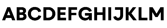 Zimula ExtraBold Instance Font UPPERCASE