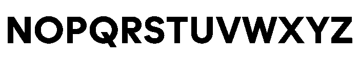 Zimula ExtraBold Instance Font UPPERCASE
