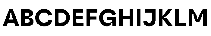 Zimula ExtraBoldInkTrap Instance Font UPPERCASE