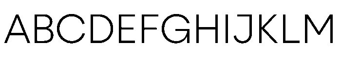 Zimula Light Instance Font UPPERCASE