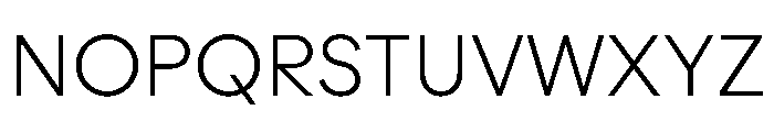 Zimula Light Instance Font UPPERCASE