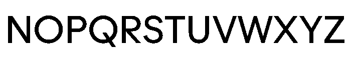 Zimula Medium Instance Font UPPERCASE