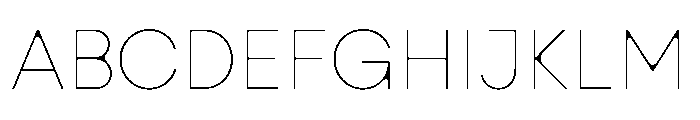 ZimulaInkSpot ThinInkSpot Font UPPERCASE