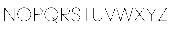 ZimulaInkSpot ThinInkSpot Font UPPERCASE