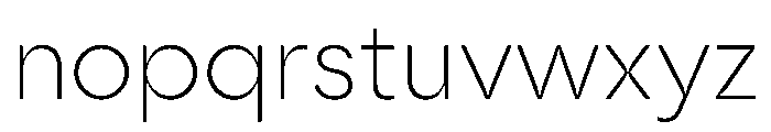 ZimulaInkTrap ExtraLightInkTrap Font LOWERCASE