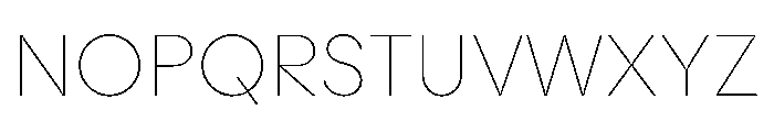 ZimulaInkTrap ThinInkTrap Font UPPERCASE