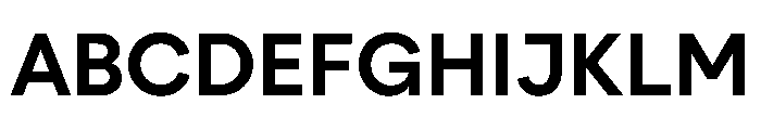 ZimulaStandard Bold Font UPPERCASE