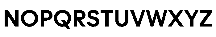 ZimulaStandard Bold Font UPPERCASE