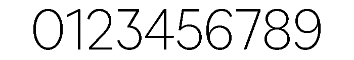 ZimulaStandard ExtraLight Font OTHER CHARS