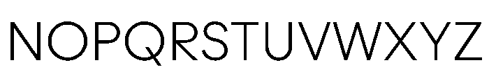 ZimulaStandard Light Font UPPERCASE