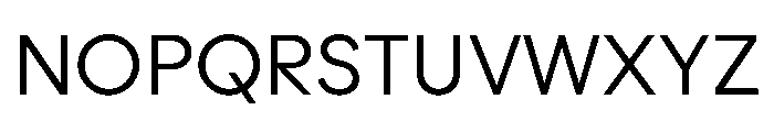 ZimulaStandard Regular Font UPPERCASE