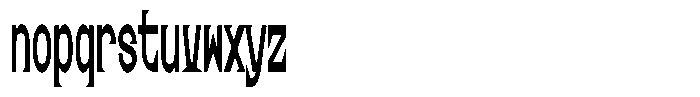 Zloba Font LOWERCASE