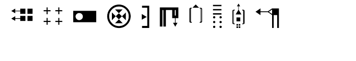 Znak Symbols 1 Font OTHER CHARS