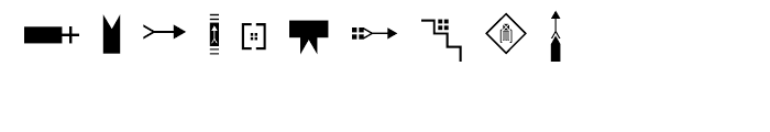 Znak Symbols 2 Font OTHER CHARS