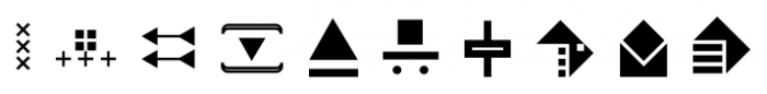 Znak Symbols 1 Regular Font OTHER CHARS