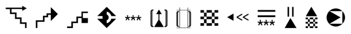 Znak Symbols 1 Regular Font LOWERCASE