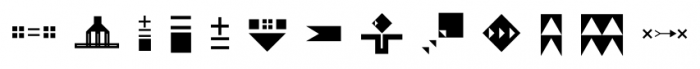 Znak Symbols 2 Regular Font LOWERCASE