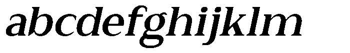 Zn Relyne Bold Oblique FONT