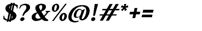 Zn Relyne Extra Bold Oblique Font OTHER CHARS