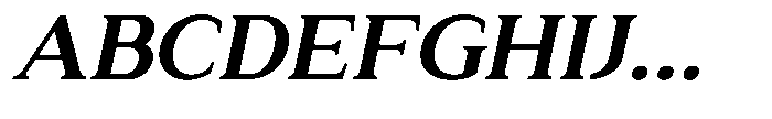Zn Relyne Extra Bold Oblique Font UPPERCASE