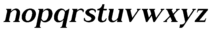 Zn Relyne Extra Bold Oblique Font LOWERCASE