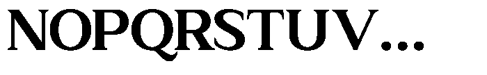 Zn Relyne Extra Bold Font UPPERCASE