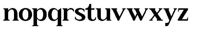 Zn Relyne Extra Bold Font LOWERCASE