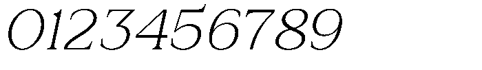 Zn Relyne Extra Light Oblique Font OTHER CHARS