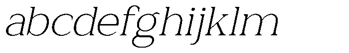 Zn Relyne Extra Light Oblique FONT