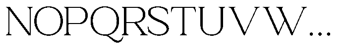 Zn Relyne Extra Light Font UPPERCASE