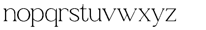 Zn Relyne Extra Light Font LOWERCASE
