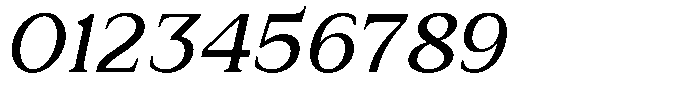 Zn Relyne Medium Oblique Font OTHER CHARS