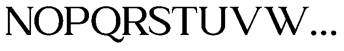 Zn Relyne Medium Font UPPERCASE
