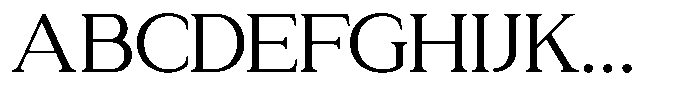 Zn Relyne Regular Font UPPERCASE