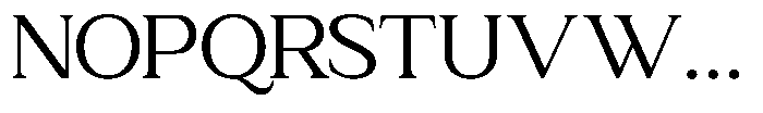 Zn Relyne Regular Font UPPERCASE