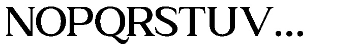 Zn Relyne Semi Bold Font UPPERCASE