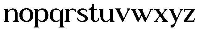 Zn Relyne Semi Bold Font LOWERCASE