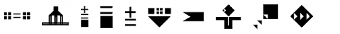 Znak Symbols 2 Font LOWERCASE