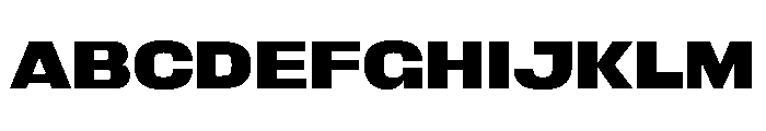 Zode Font UPPERCASE