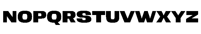 Zode Font UPPERCASE