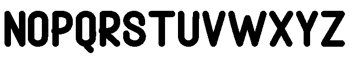 Zoetoy Font UPPERCASE
